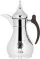 Al Saif Gallery Haila Steel Thermos, 1 litre, wooden hand engraved, steel inner case, steel outer case - silver product image 2