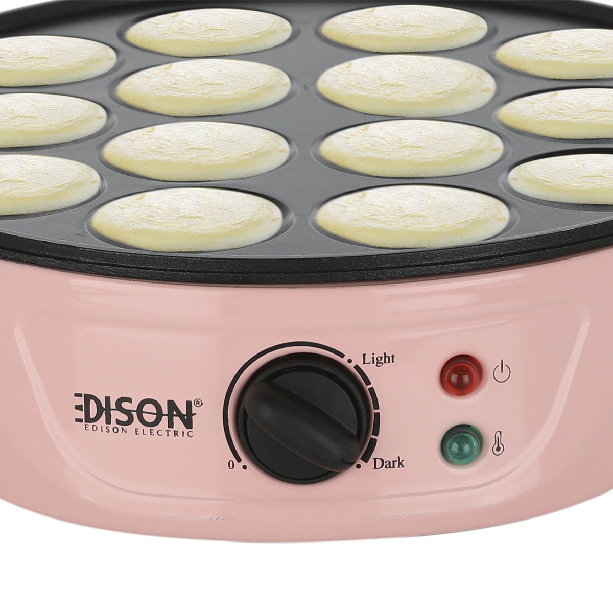 Edison Mini Pancake Maker, 14 Burners, 750W - Pink product image 3