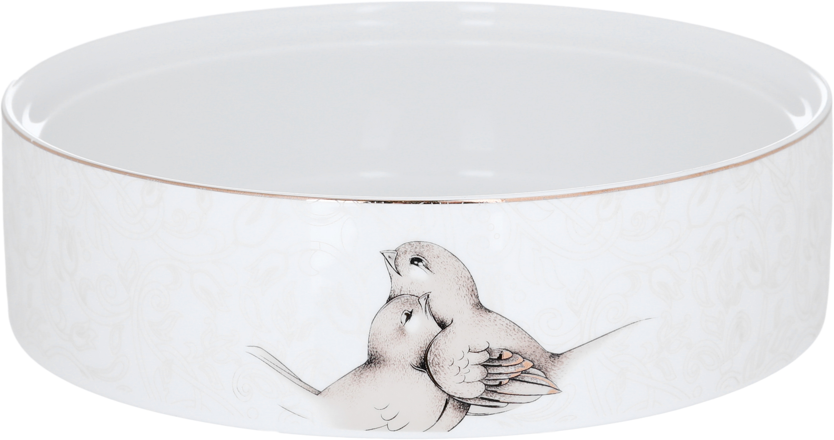 Al Saif Gallery porcelain Tamryia, 18×18×5 cm - white product image 2