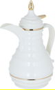 Al Saif Gallery Blanca thermos set, 1/0.75 liter, 2 pieces, thermal glass inner shell, plastic outer shell - pearl product image 4