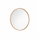 مراية دائرية زجاج، 90×90 سم، اطار معدن - خشبي product image 2
