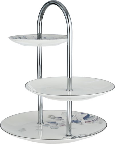 شيالة حلا بورسلان ستانلس ستيل السيف غاليري، 3 ادوار، يد ستانلس ستيل، نقش مشجر - متعدد الالوان product image 2