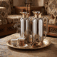 AlAl Saif Gallery Tuwaiq Thermos Set, 1/0.75 L, Glass Inner Material, Transparent Handle - Silver Gold product image 7