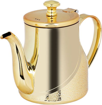 Al Saif Gallery steel jug, 1.2 litres, embossed - gold product image 5