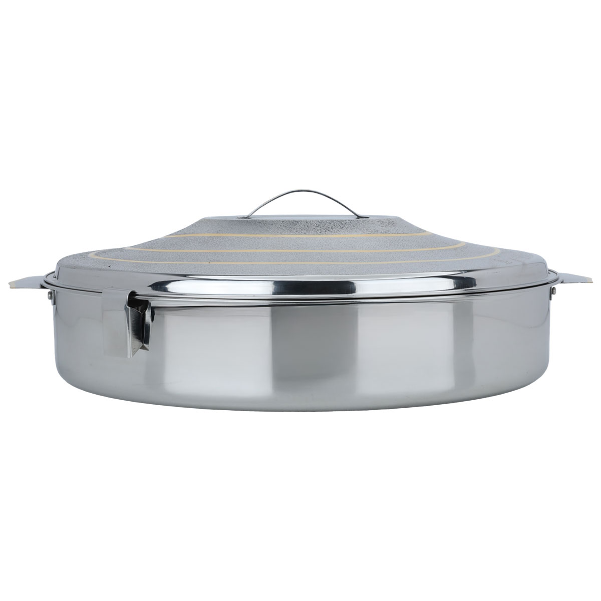 حافظة طعام استيل السيف غاليري، 50 سم، بيضاوي، مذهب - فضي product image 1