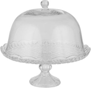 ستاند تقديم زجاج السيف غاليري، 30x30x30 سم، دائري، قاعدة - شفاف product image