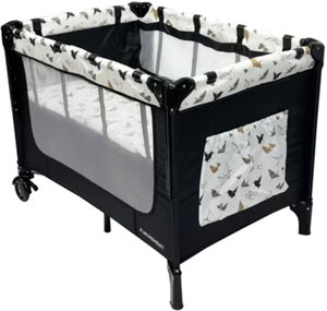 سرير اطفال فان مومنت، 100×70 سم، قابل الطي - اسود product image