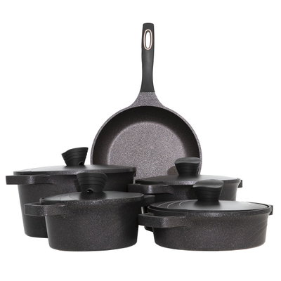 طقم قدور جرانيت السيف غاليري، 9 قطع - أسود product image 2
