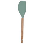 Al Saif Gallery silicone spoon, with wooden handle - green product image 1