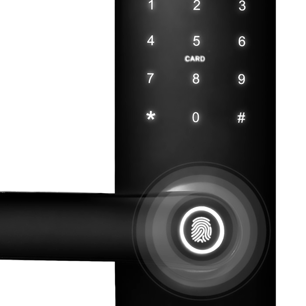 Haam Smart Ham Door Lock, Bluetooth - Black product image 4