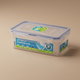 علبة تخزين طعام بلاستيك لوك اند لوك، غطاء، 20×20×20 سم - شفاف ازرق product image 1