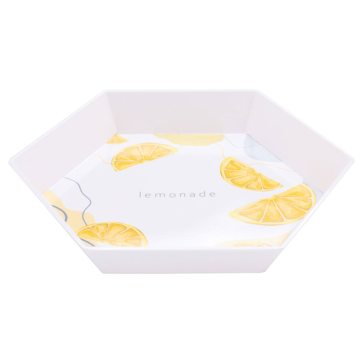 Al Saif Gallery plastic plate, 18 x 18 x 3 cm, hexagonal - white product image