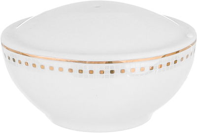 Alsaif Gallery Porcelain Dinner Set, 166 Pieces, Gold-White Rim product image 13