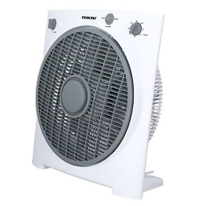 مروحة نيكاي، 5 شفرات، 3 سرعات، 12 بوصة - أبيض product image