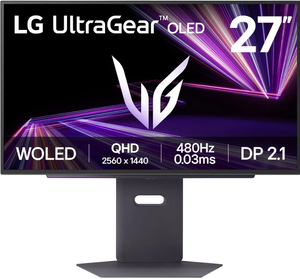 شاشة العاب ال جي الترا جير، 27 بوصة، QHD، شاشة OLED، 480 هرتز، LG27GX790A-B - اسود product image