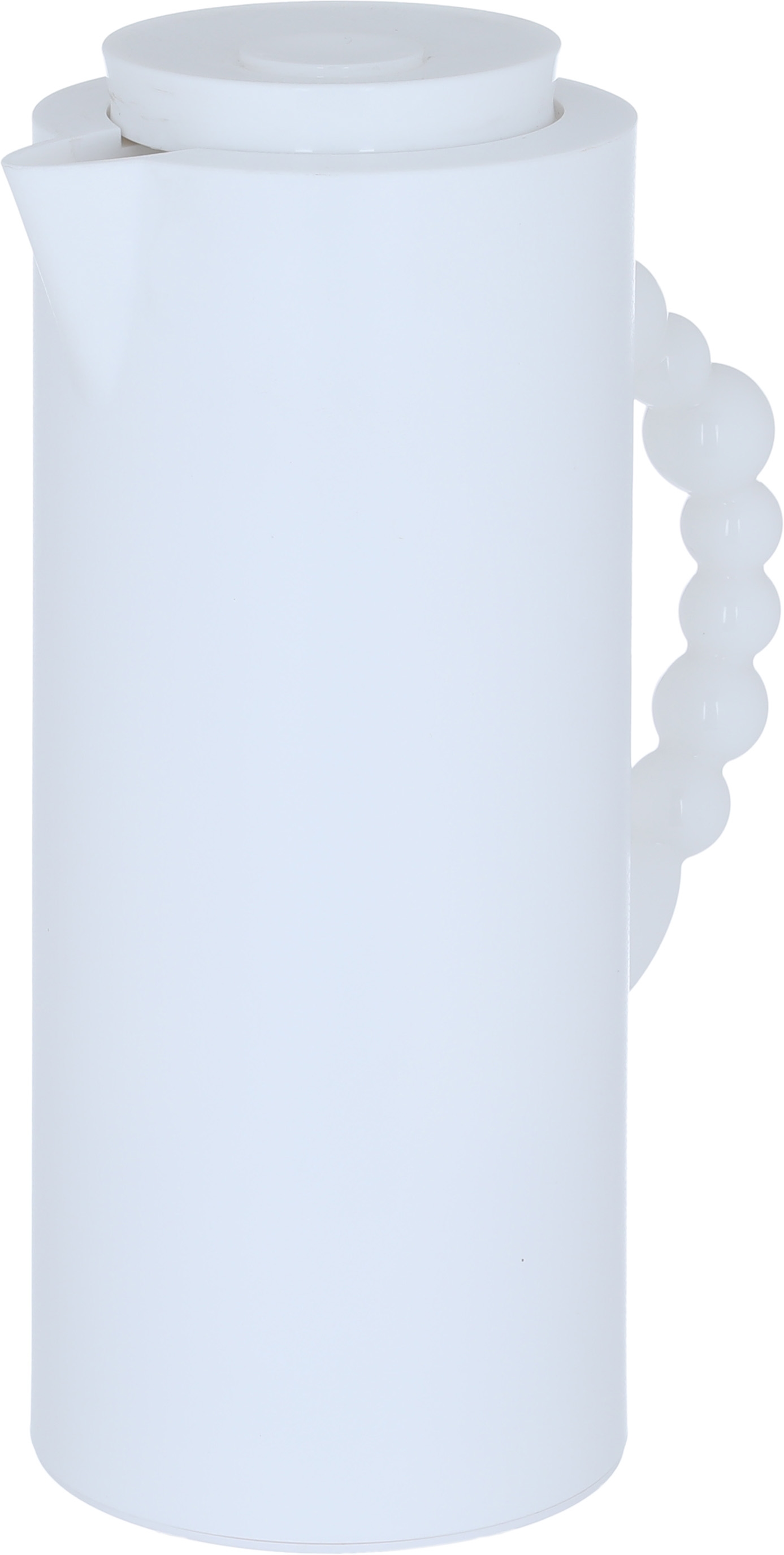 Al Saif Gallery Royal 7 glass thermos, 1 liter, glass inner container, plastic outer shell - white product image 2