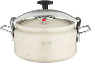 قدر ضغط جرانيت سيف بلص، 7.5 لتر، يد ستانلس ستيل - بيج product image