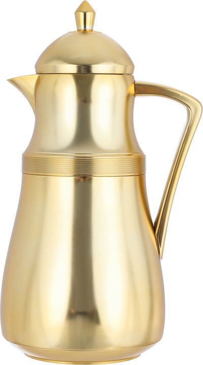 Al Saif Gallery Najd thermos set, 1/4 liter, thermal glass inner shell, plastic outer shell - gold product image 4