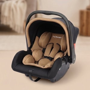 Fun Moment Child Car Seat, Up to 15 Months, Adjustable, Safety Harness - Black Brown product image