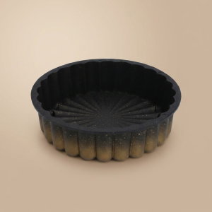 قالب كيك جرانيت تركي السيف غاليري، 25×25×10 سم، دائري - أسود product image