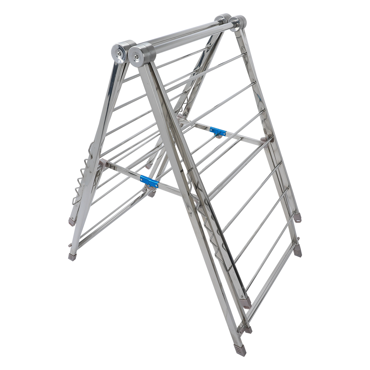 Alsaif Gallery steel clothes rack with clip - silver product image 3