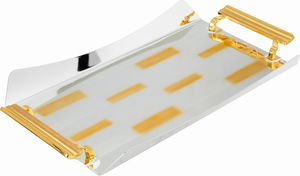 طقم طوفريات استيل السيف غاليري، 3 قطع - ذهبي فضي product image 2