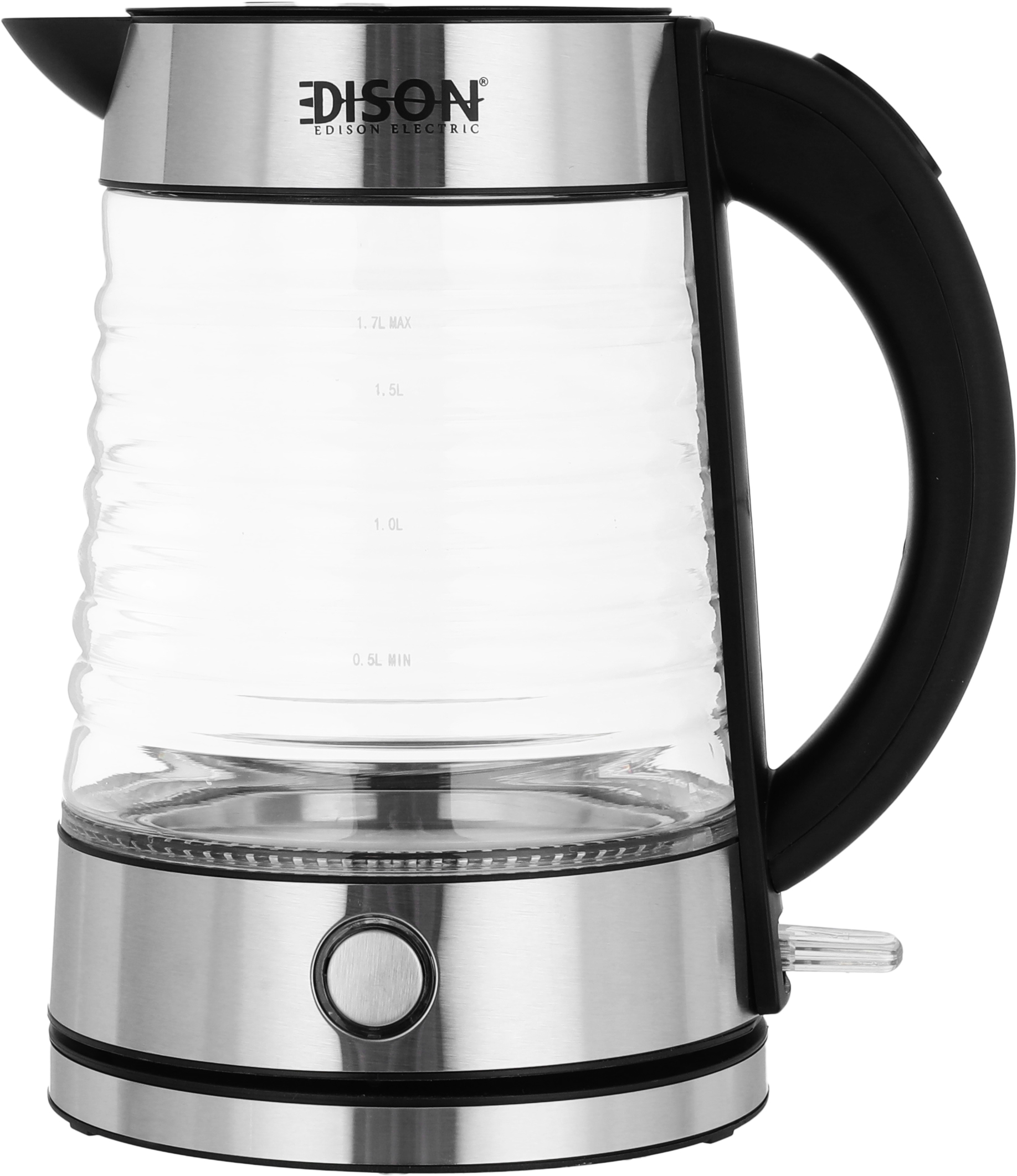 Edison Electric Kettle, 1.7L, 2200W - Black product image 1
