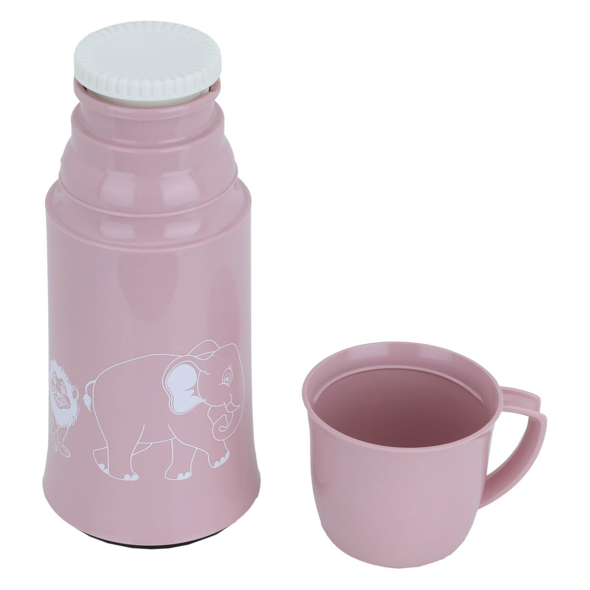 Helios thermos, 250 ml, glass inner container, plastic outer shell - pink product image 2
