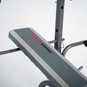 كرسي اثقال هيلثكير، متعدد التمارين والمستويات - رمادي product image 2