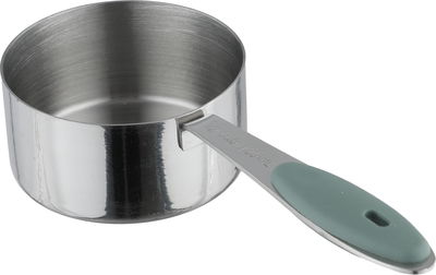 طقم اكواب قياس ستانلس استيل السيف غاليري، 4 قطع، يد سيليكون - فضي product image 5