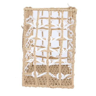 Diamond Glow Wicker Thermos Bags Set, 2 Pieces - Beige product image 3