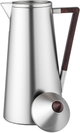 Al Saif Gallery Dana Thermos Set, 2 Pieces, 0.7/1 Liter, Glass Inner Material, Wooden Handle, Press Lid - Silver product image 6