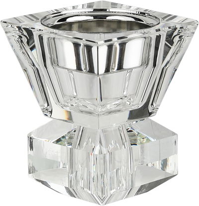 مبخرة زجاج السيف غاليري، 8x8x10 سم، قاعدة مربع - شفاف product image 2