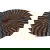 طاولة تقديم خشب و معدن السيف غاليري، 40x40x65 سم - بني اسود product image 4