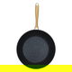 Rocky Granite Frying Pan, 28 cm, Gold Handle - Black product image 3