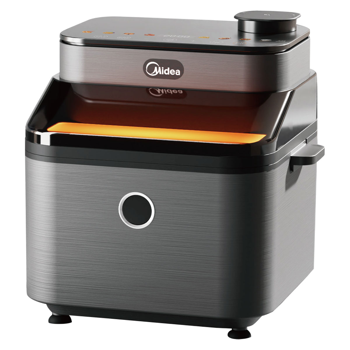 Midea Air Fryer, 1650W, 7L, 8 Programs - Dark Grey product image 2
