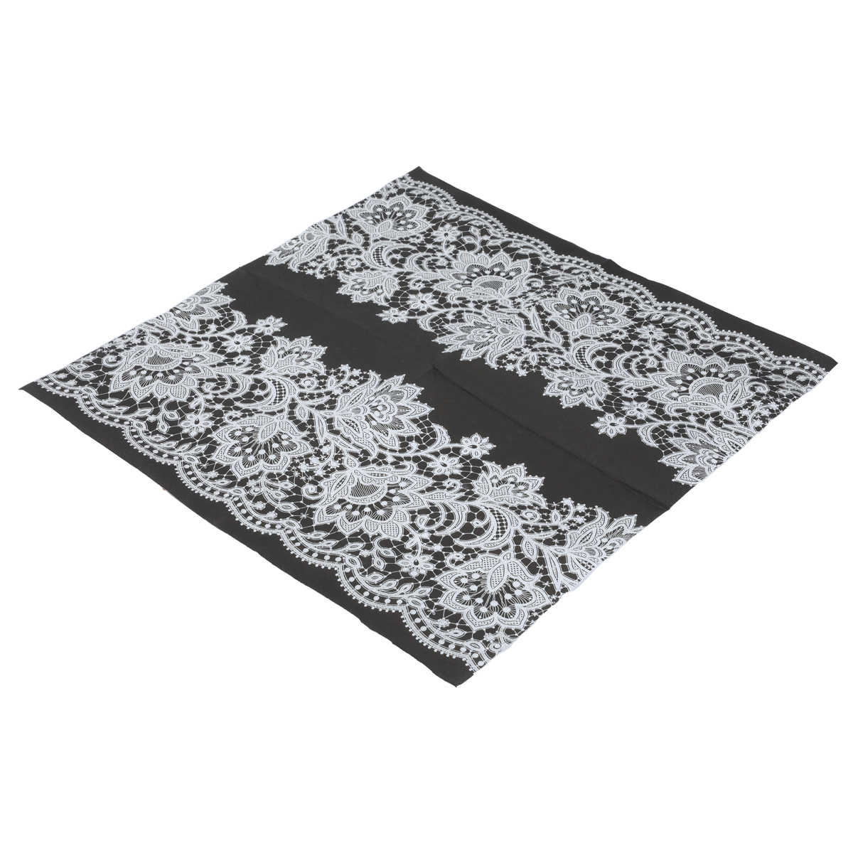 مفارش سفرة ورق رايال، مربع - أسود product image 2
