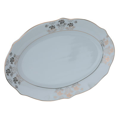 طقم سفرة بورسلان السيف غاليري، منقوش، 65 قطعة - أبيض product image 3