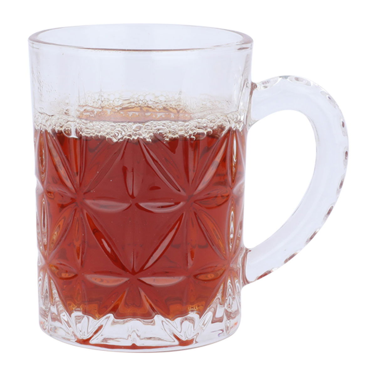 Saif Gallery Bialat Max Glass Tea Set, 6 Pieces, Glass Handle - Transparent product image