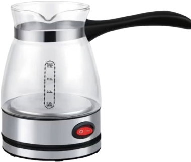 غلاية كهربائية دينكس، 600 واط، 500 مل، DX3418 - شفاف ابيض product image 1