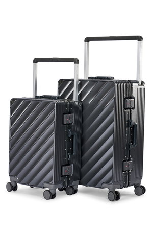 Limra LMA-1903 Polycarbonate Luggage Set, 2 Sizes, 4 Wheels - Dark Grey product image 2