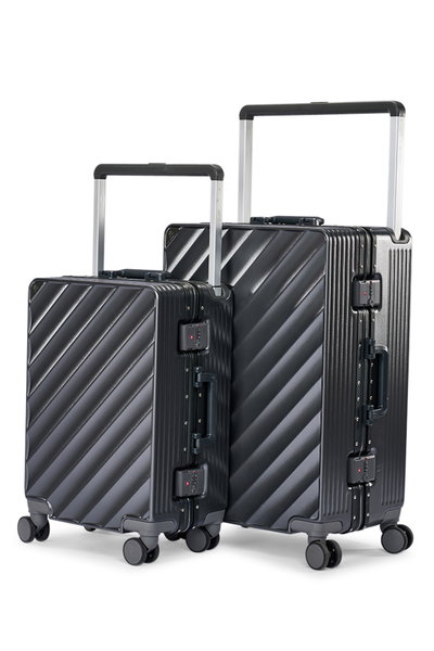 Limra LMA-1903 Polycarbonate Luggage Set, 2 Sizes, 4 Wheels - Dark Grey product image 2