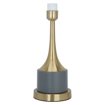 أبجورة بورسلان إديسون، بقاعدة رمادي بذهبي - أزرق product image 3