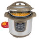 Edison Electric Pressure Pot, Granite Inner Pot, 1200 watt, 8L 10 Cooking Functions, GT801-W/WD1 - Wood Brown product image 3