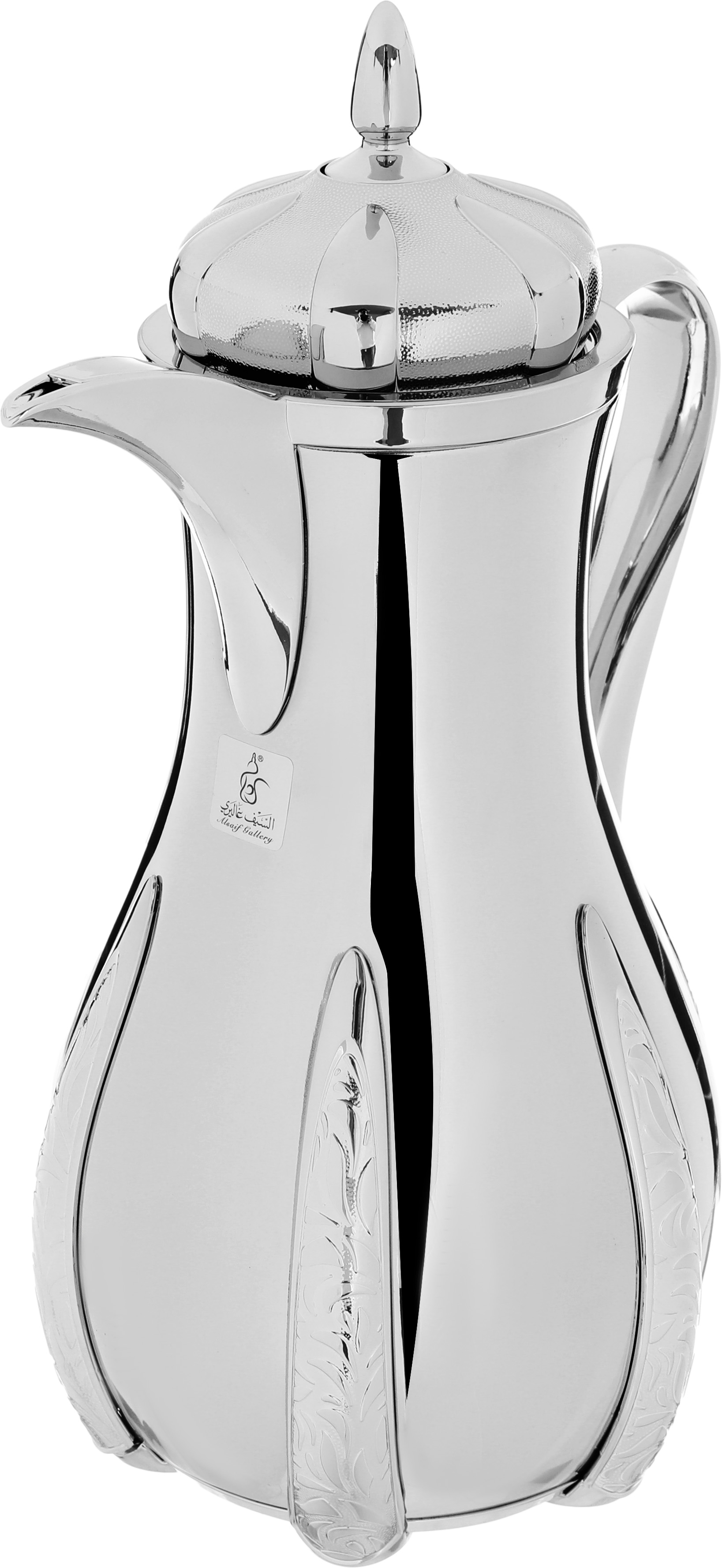 Al Saif Gallery Sana thermos set, 1 liter, thermal glass inner container, steel outer shell - silver product image 4