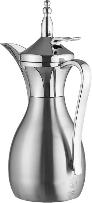 Alsaif plus Thermos in the shape of a Diwan Dallah, 0.75 liters, inner material: glass, pressure cap - silver product image 2