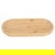 Al Saif Gallery Wooden Oval Sweet Serving Dish, 24 X 12 X 2 Cm - Wooden product image 1