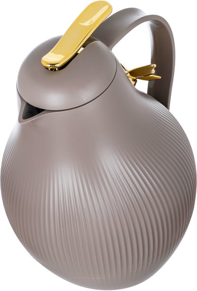 Al Saif Gallery Dora thermos, 1.5 liters, thermal glass inner container, plastic outer shell - light brown product image 5