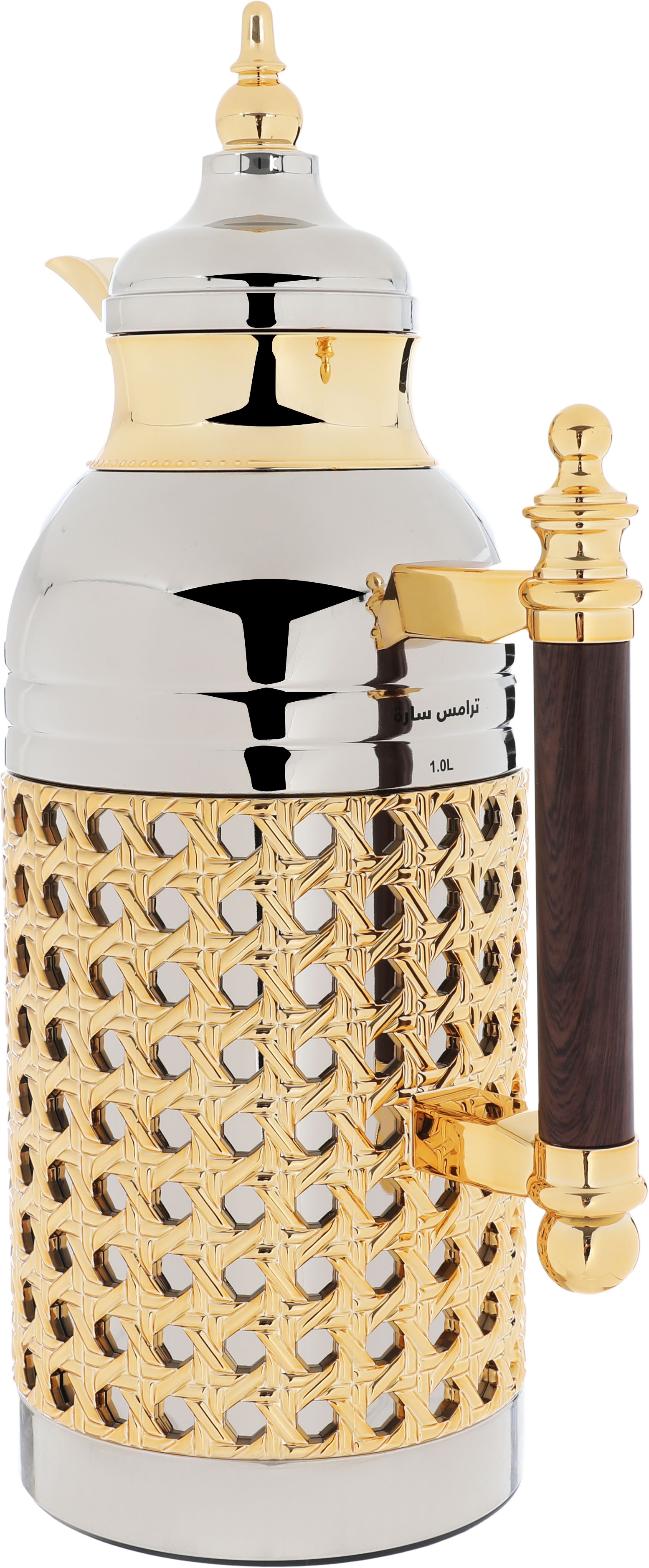 طقم ترامس سارة السيف غاليري، 1/1 لتر، حافظة داخلية زجاج حراري، هيكل خارجي استيل - ذهبي product image 4