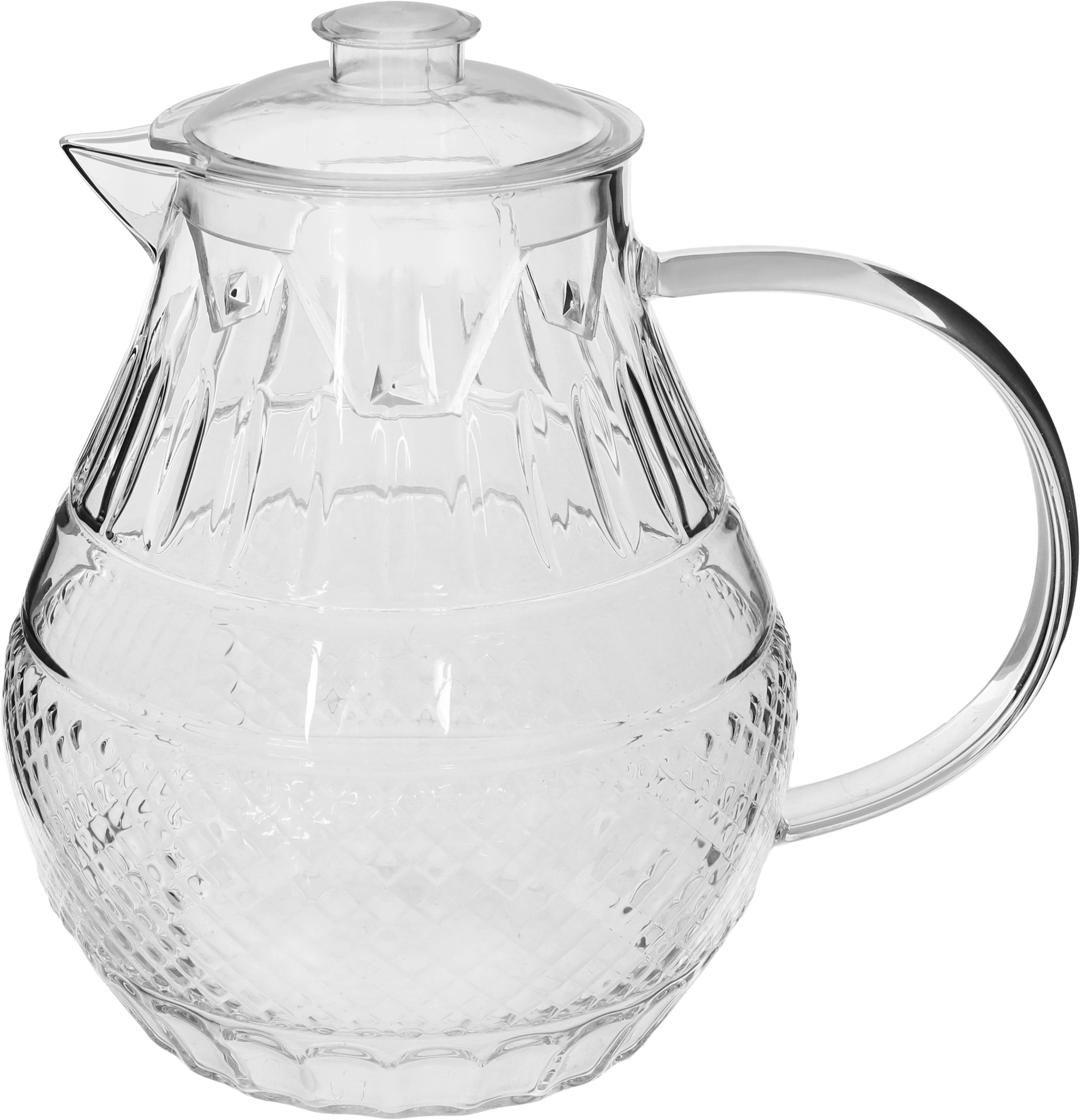 Glass Jack with Wahj Al Masa Lid, 1.2 Liter - Clear product image